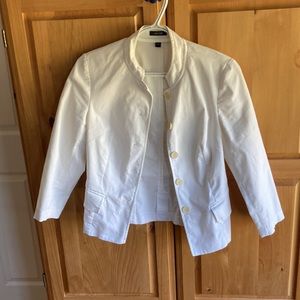 Jacob White Waffle Jacket